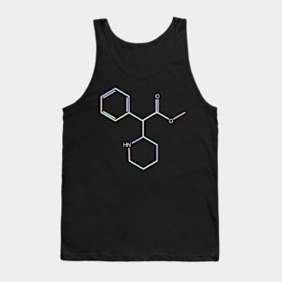 Ritalin Kawaii Pastel Rainbow Molecule Tank Top